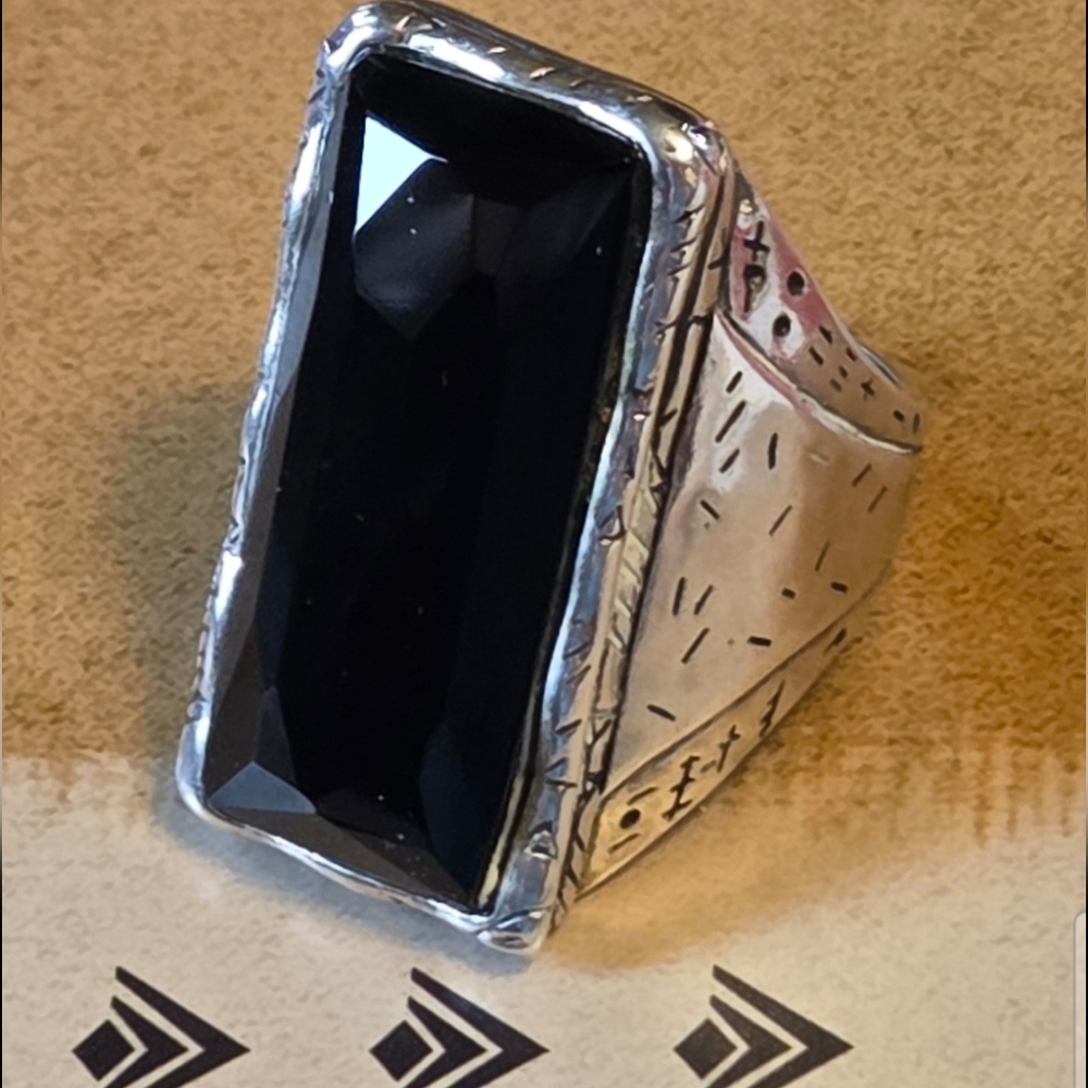 SOLD Silpada Sterling Silver & Black Onyx Ring